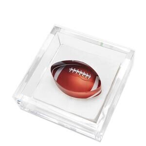 NEW TARA WILSON DESIGNS cocktail napkin holder in red